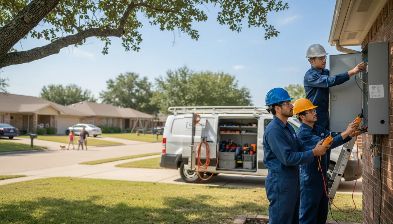 Certified electrician providing emergency electrical services in Tyler, AL